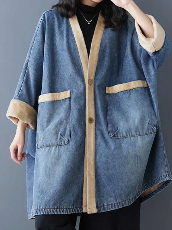 Women's Everyday Wear Comfortable V-Neck Jacket Cardigan Sweater Pullover