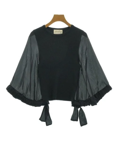 martinique Sweaters Solid Print Embellished