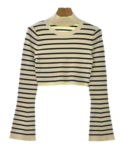 Lily Brown Sweaters Ribbed Striped Patterned