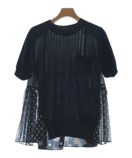 sacai Sweaters Herringbone Houndstooth Plaid