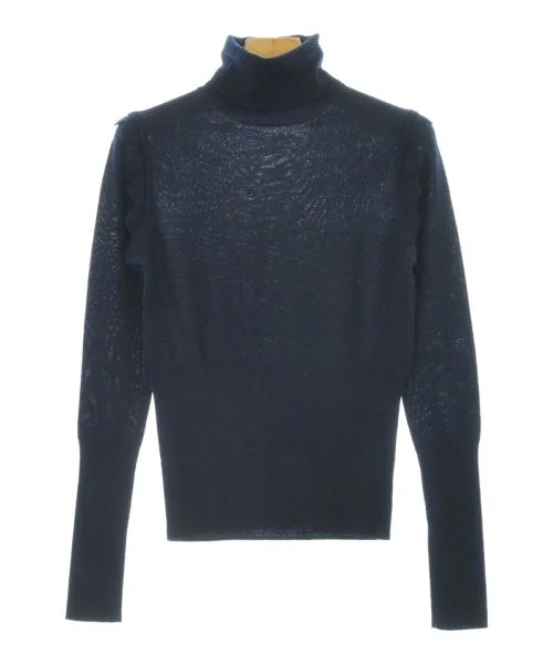 Chloe Sweaters Denim Fabric Leather Fabric Suede Fabric