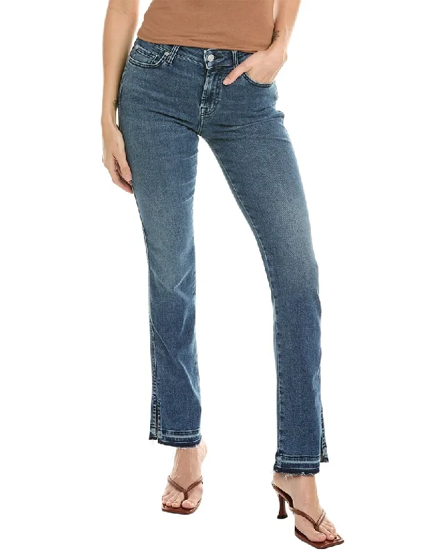 7 For All Mankind Kimmie Cleo Straight Jean Trendy Low-Rise Bootcut Jeans