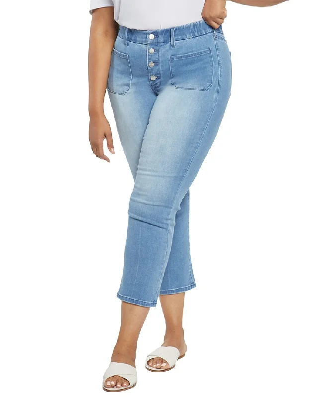 Nydj Plus Waistmatch Marilyn Straight Everly Jean Stylish Cargo Style Jeans