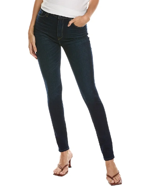 Hudson Jeans Barbara Requiem High-Rise Super Skinny Jean Stylish Tapered Fit Jeans