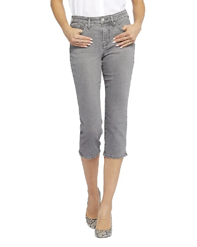 Nydj Straight Palmas Crop Jean Casual Light Wash Jeans