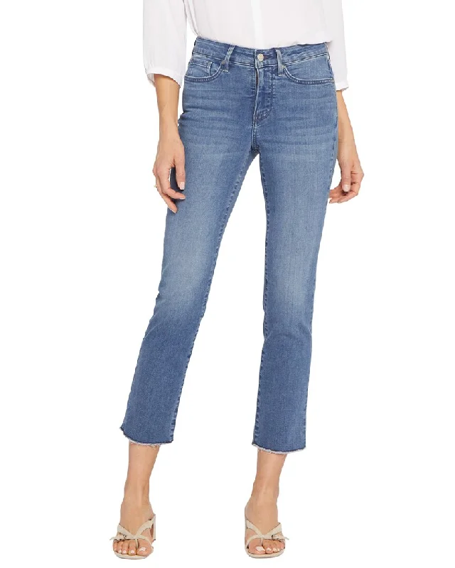 Nydj Petite Sheri Sweetbay Relaxed Jean Elegant Wide-Leg Jeans