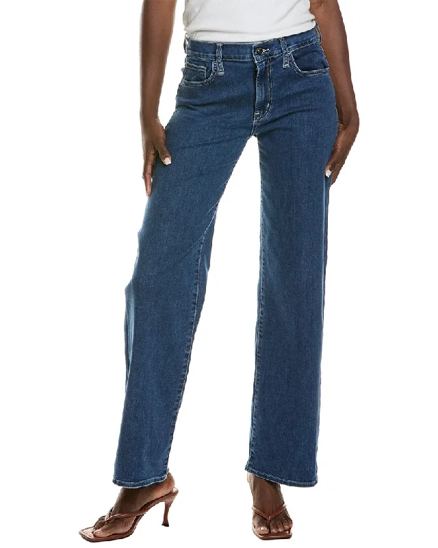 Hudson Jeans Rosalie Dusk High-Rise Wide Leg Jean Fashionable Slouchy Fit Jeans