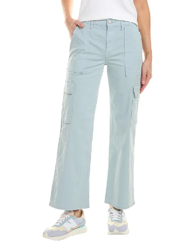 Hudson Jeans Rosalie Light Grey High-Rise Wide Leg Jean Casual Straight-Leg Jeans