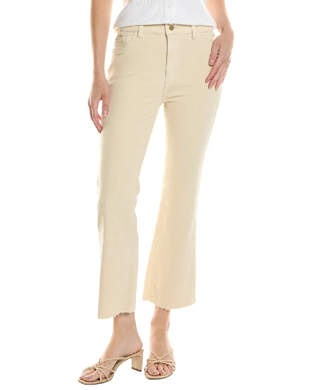 Dl1961 High-Rise Instasculpt Crop Bridget Boot Cut Jean Chic Double Waistband Jeans