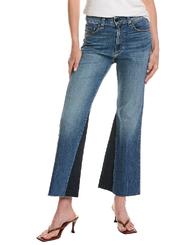 Askk Ny The Geek Maverick Flare Jean Trendy Button-Up High-Waist Jeans