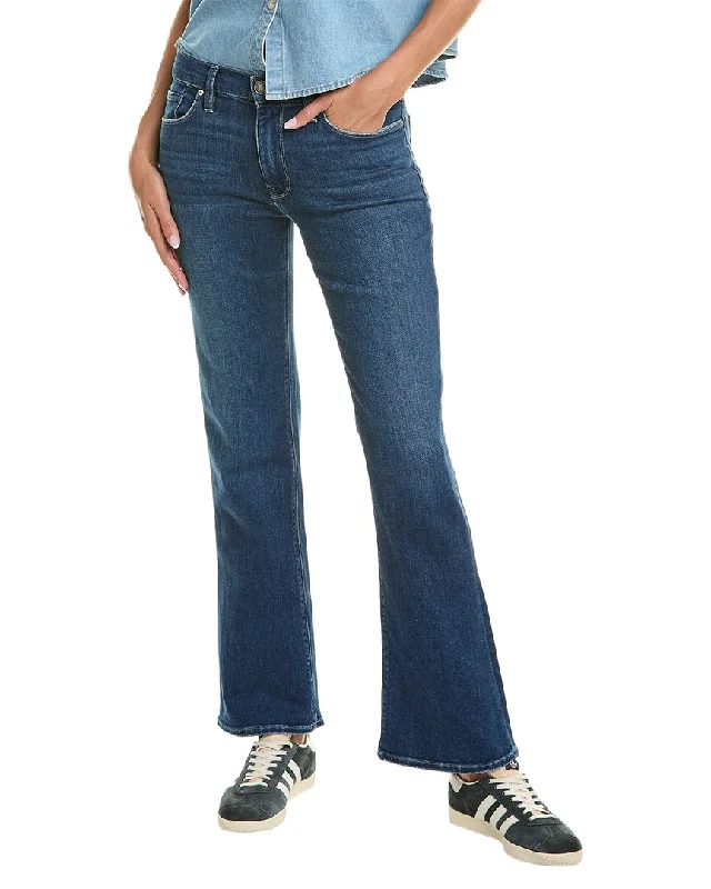 Hudson Jeans Nico Moonstone Bootcut Jean Trendy Low-Rise Slim Jeans