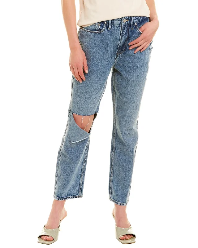 Good American Good 90'S Duster Jean Comfortable Low-Rise Jeans