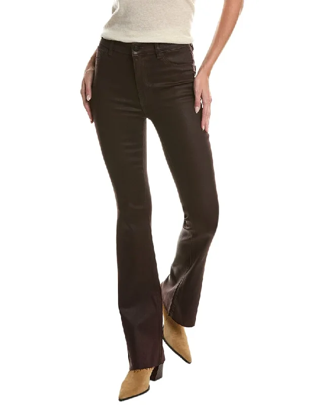 Dl1961 Bridgett Dark Mocha Bootcut Jean Fashionable White Denim Jeans