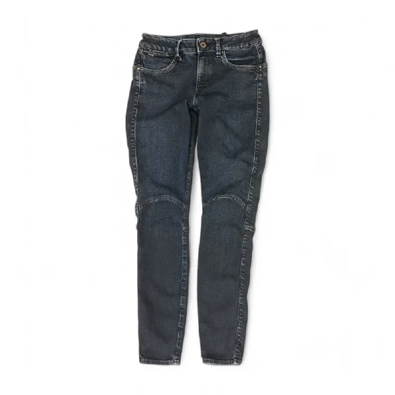 Blue Solid Mid Rise Skinny Leg Jeans Comfortable Stretch Fit Jeans