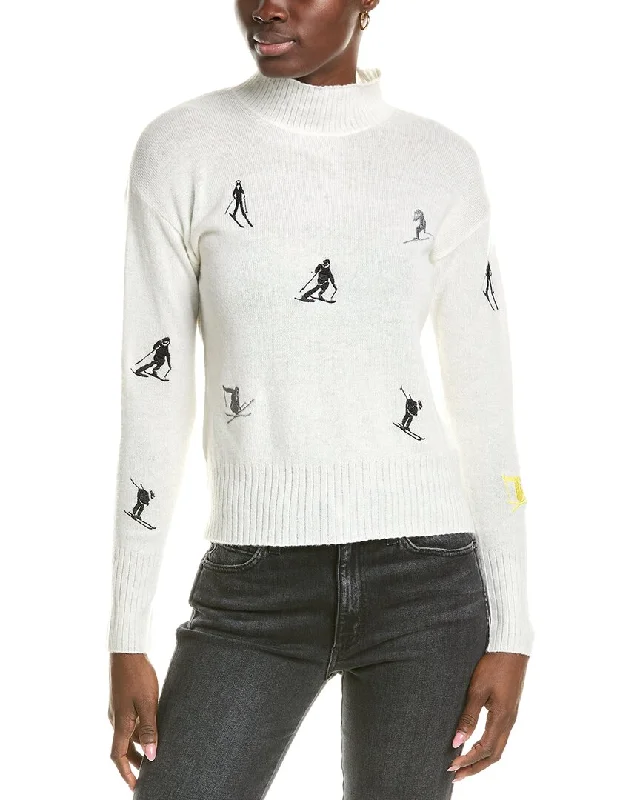 Brodie Cashmere Wool & Cashmere-Blend Ditsy Skier Mock Neck Jumper Cotton Fabric Linen Fabric Terry Fabric Brodie Cashmere Wool & Cashmere-Blend Ditsy Skier Mock Neck Jumper Cotton Fabric Linen Fabric Terry Fabric
