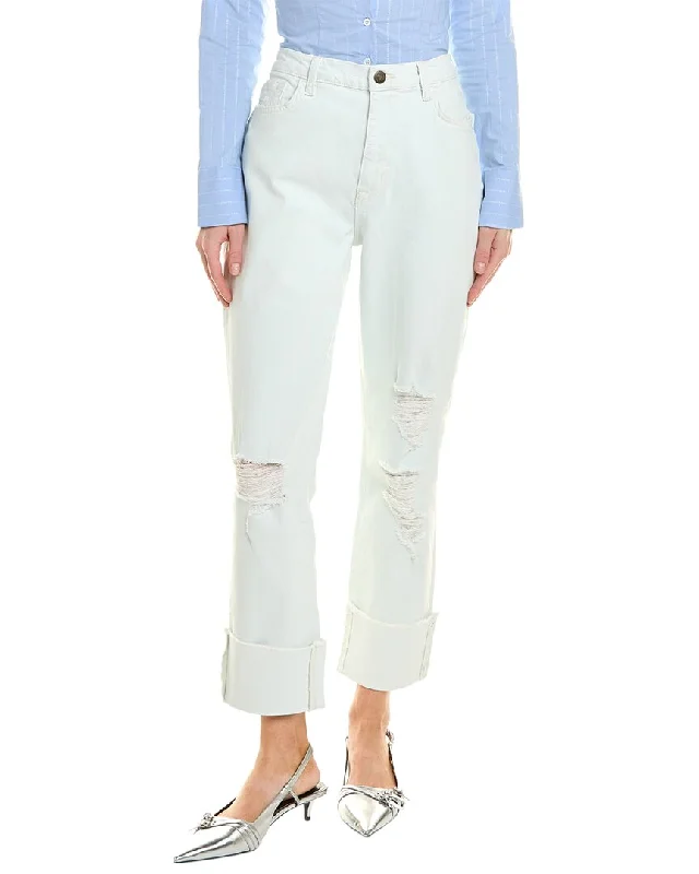 Current/Elliott Relaxed Cuffed Boyfriend Oblique Boyfriend Jean Fashionable Slim Fit Jeans