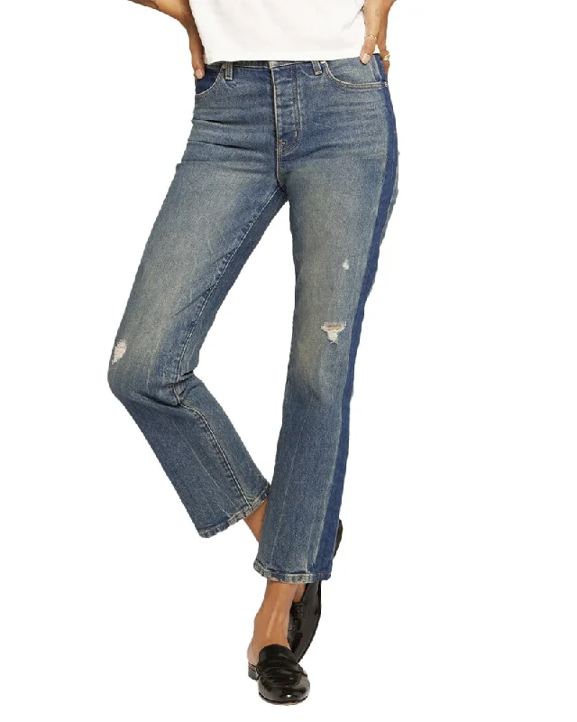 Current/Elliott The Soulmate Wedgewood Slim Straight Jean Comfortable Stretch Fit Jeans