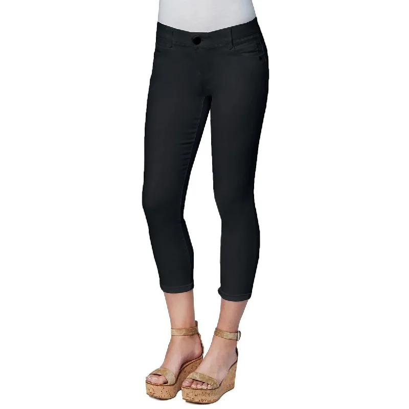 Democracy Womens Ab Solution Denim Cuffed Skinny Jeans Trendy Plus Size Jeans