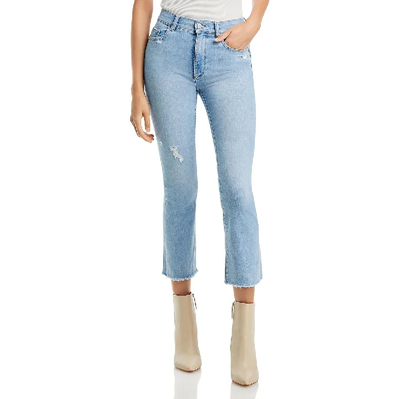 DL1961 Womens High Rise Boot Cut Bootcut Jeans Trendy Classic Fit Jeans