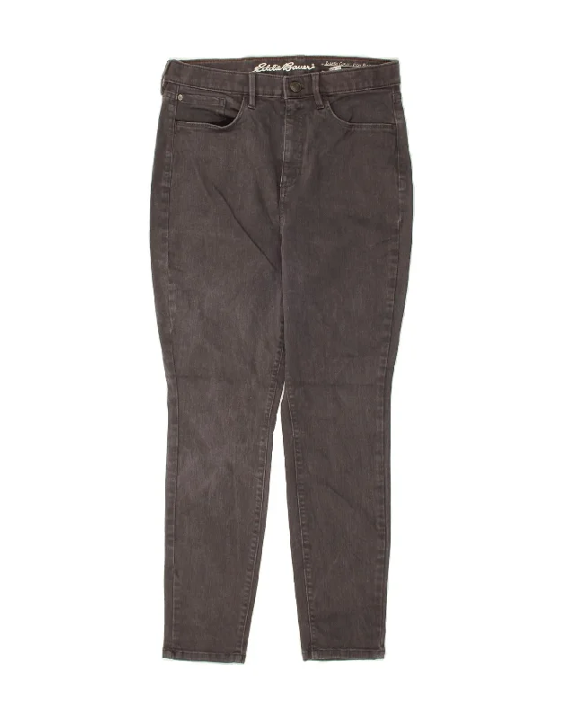 EDDIE BAUER Womens Slightly Curvy Skinny Jeans US 12 Large W32 L28 Grey Fashionable Slouchy Fit Jeans EDDIE BAUER Womens Slightly Curvy Skinny Jeans US 12 Large W32 L28 Grey Fashionable Slouchy Fit Jeans