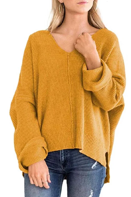 Free People Moonbeam V Neck Sweater Slim Fit Regular Fit Oversized