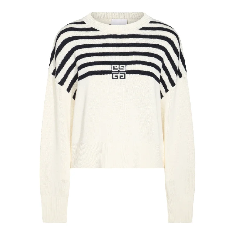 Givenchy Sweaters White Modern Contemporary Chic