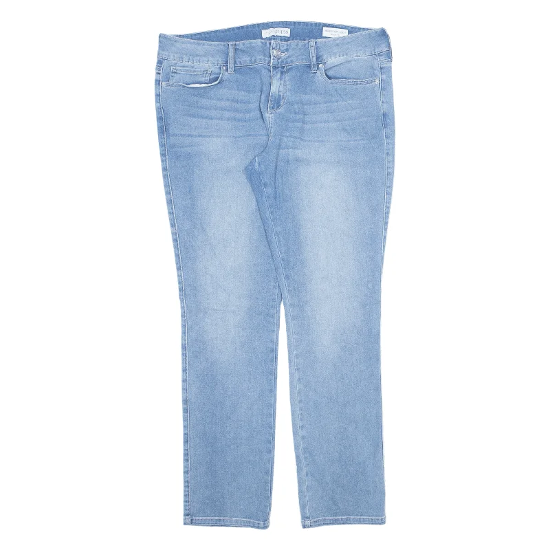 GUESS Sarah Medium Rise Jeans Blue Denim Regular Skinny Stone Wash Womens W38 L32 Comfortable Drawstring Waist Jeans GUESS Sarah Medium Rise Jeans Blue Denim Regular Skinny Stone Wash Womens W38 L32 Comfortable Drawstring Waist Jeans