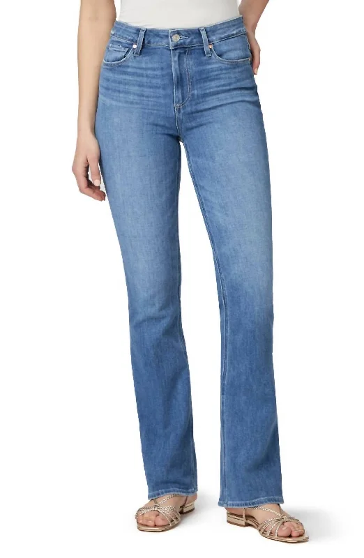 High Rise Laurel Canyon 32In Jean In Bellflower Distressed Stylish Tapered Fit Jeans