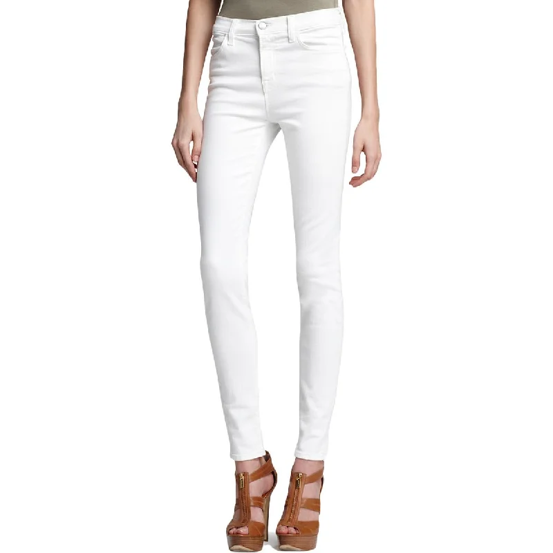 J Brand Womens Maria High Rise Denim Skinny Jeans Stylish Bootcut Denim Jeans