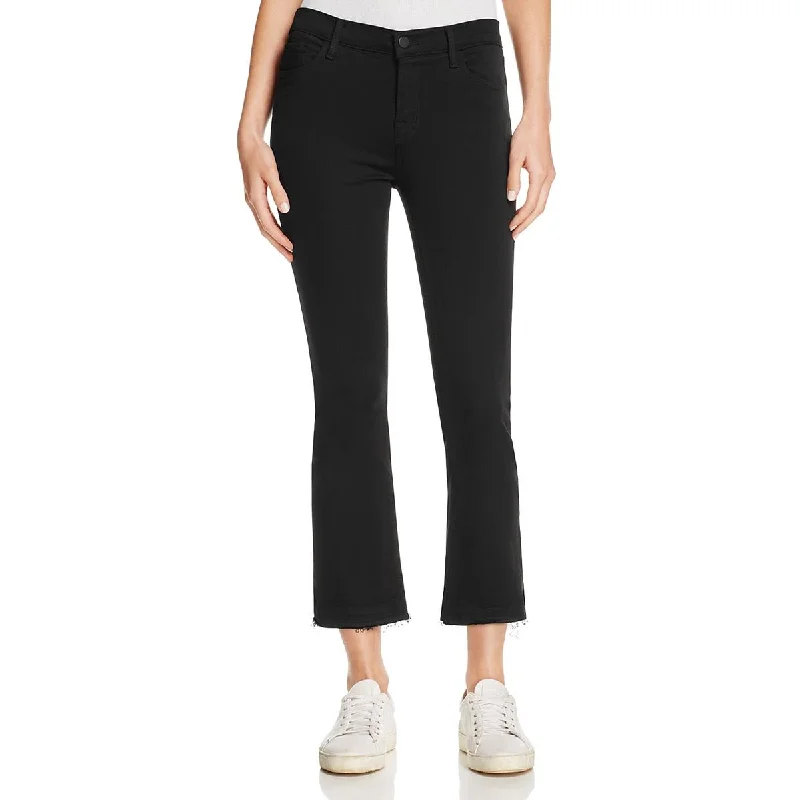 J Brand Womens Selena Cropped Mid-Rise Bootcut Jeans Stylish High-Waist Skinny Denim J Brand Womens Selena Cropped Mid-Rise Bootcut Jeans Stylish High-Waist Skinny Denim