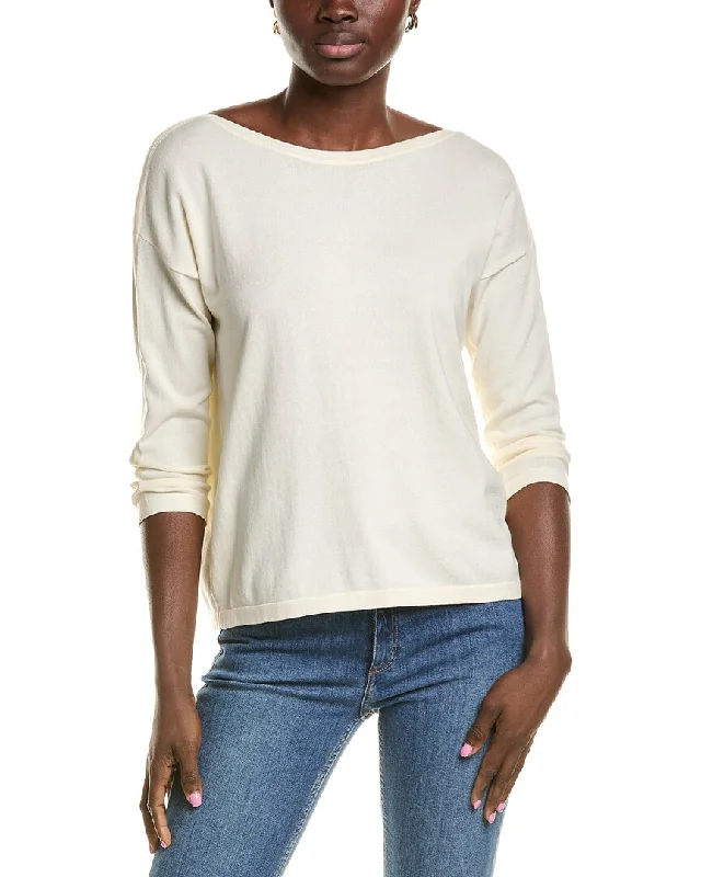 J.McLaughlin Mecox Sweater Solid Print Embellished