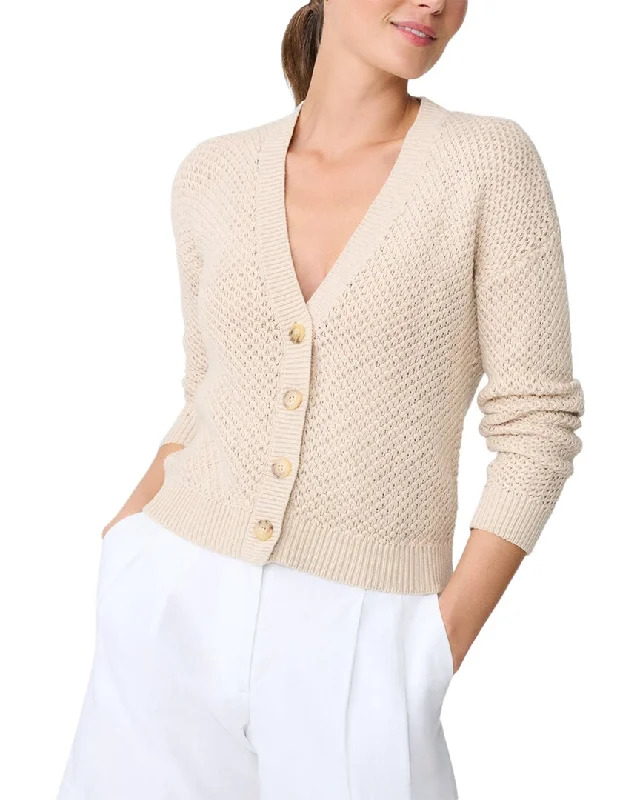J.McLaughlin Tai Sweater Welt Pockets Slit Pockets Flap Pockets