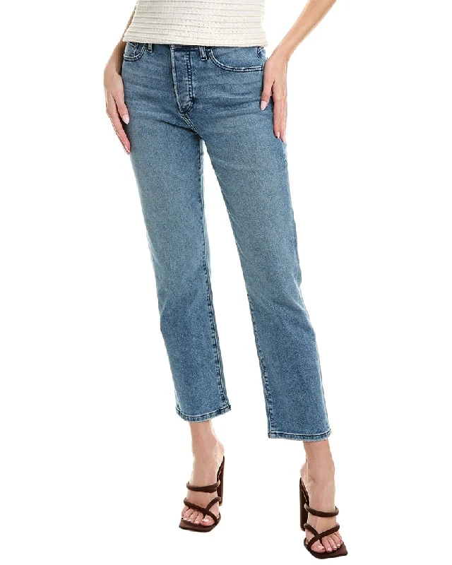 JOE'S Jeans The OG Cara Straight Ankle Jean Comfortable Mid-Rise Jeans