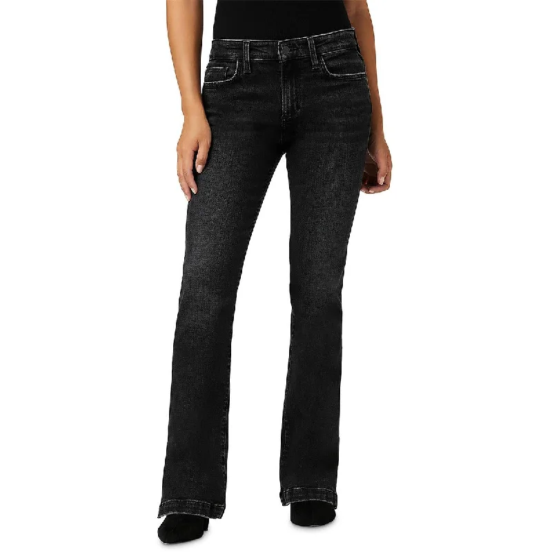 Joe's Jeans Womens Mid Rise Wide Leg Wide Leg Jeans Cozy Relaxed Fit Denim Jeans