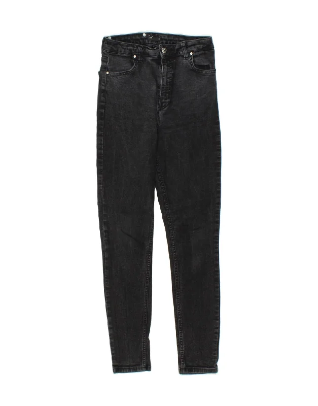 KAREN MILLEN Womens Skinny Jeans UK 12 Medium W30 L27 Black Casual Loose Fit Jeans