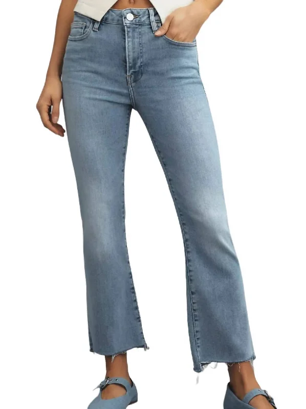 Le Crop Mini Boot Jeans In Colorado Cozy Stretch High-Waist Jeans