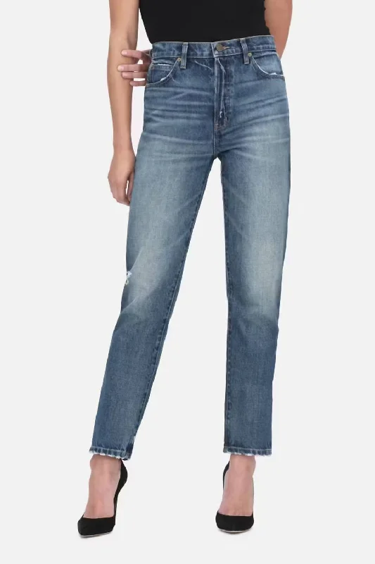 Le Mec Denim Jeans In Malibu Casual Wide-Legged Denim Jeans
