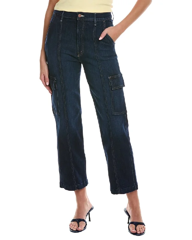 MOTHER Denim The Rambler Off Limits Cargo Ankle Jean Trendy Bootcut High-Waisted Jeans MOTHER Denim The Rambler Off Limits Cargo Ankle Jean Trendy Bootcut High-Waisted Jeans
