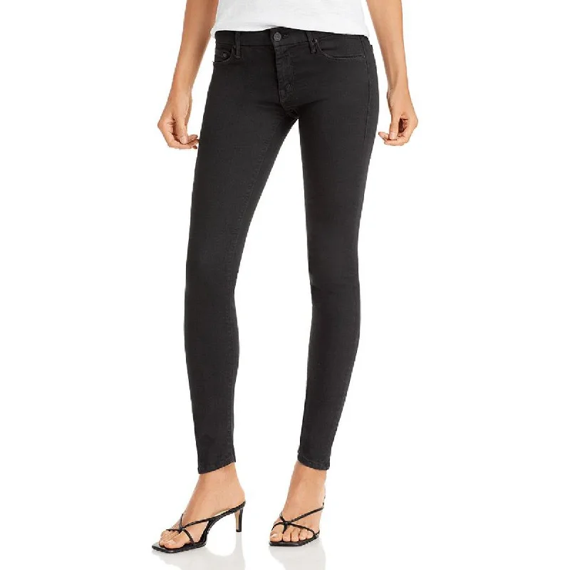 Mother Womens The Looker Mid-Rise Everyday Skinny Jeans Comfortable Ankle Jeans