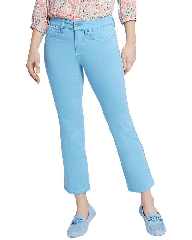 NYDJ Petite Marilyn Straight Ankle Bluebell Jean Trendy Low-Rise Bootcut Jeans