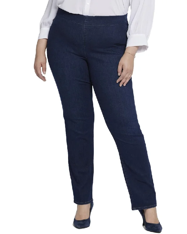 NYDJ Plus Bailey Palace Straight Jean Fashionable Mom Jeans