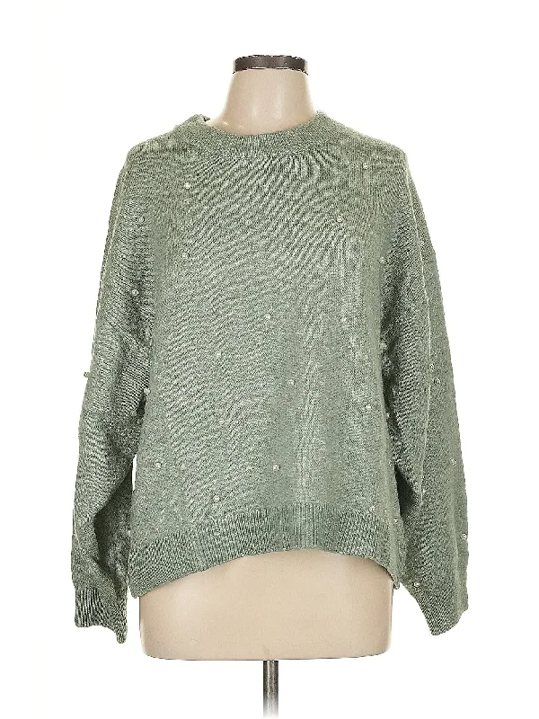 Pullover Sweater Fleece Sweater Nylon Polyester