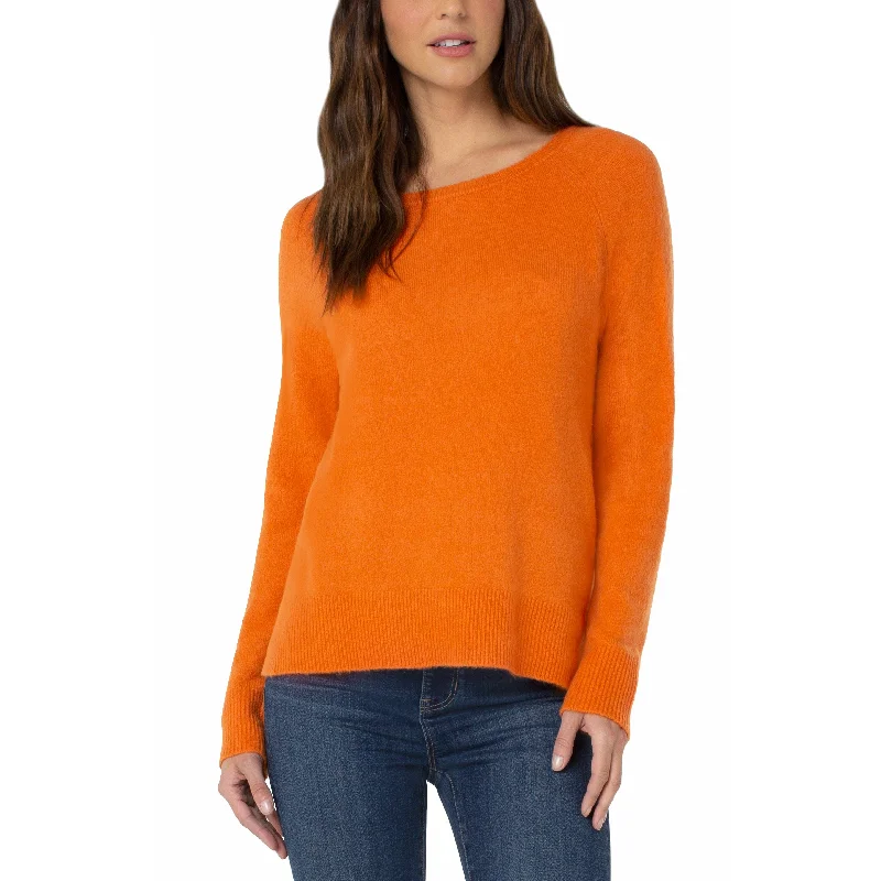 Raglan Long sleeve Sweater Boxy Sweater Fitted Sweater A-Line