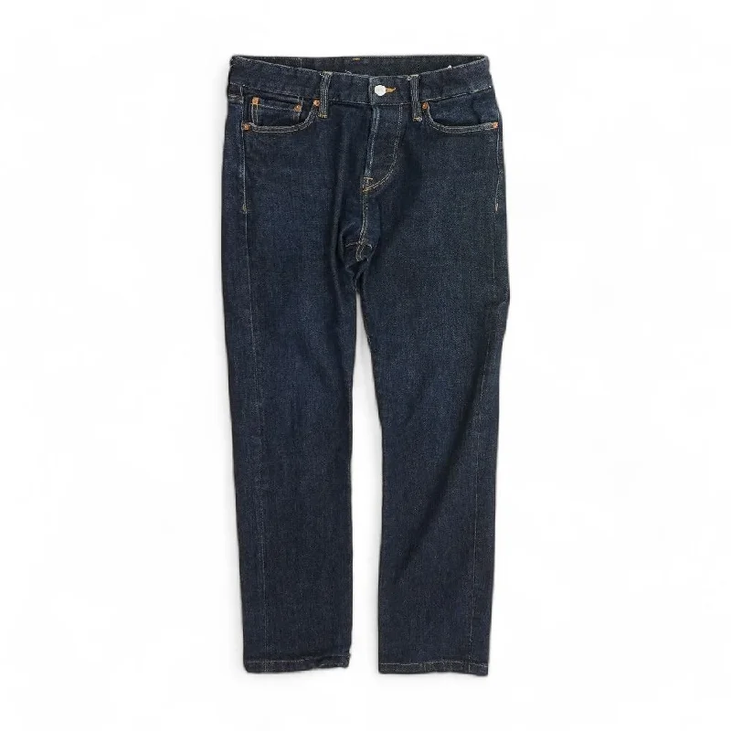 Solid Tapered Jeans Trendy Vintage Denim Jeans
