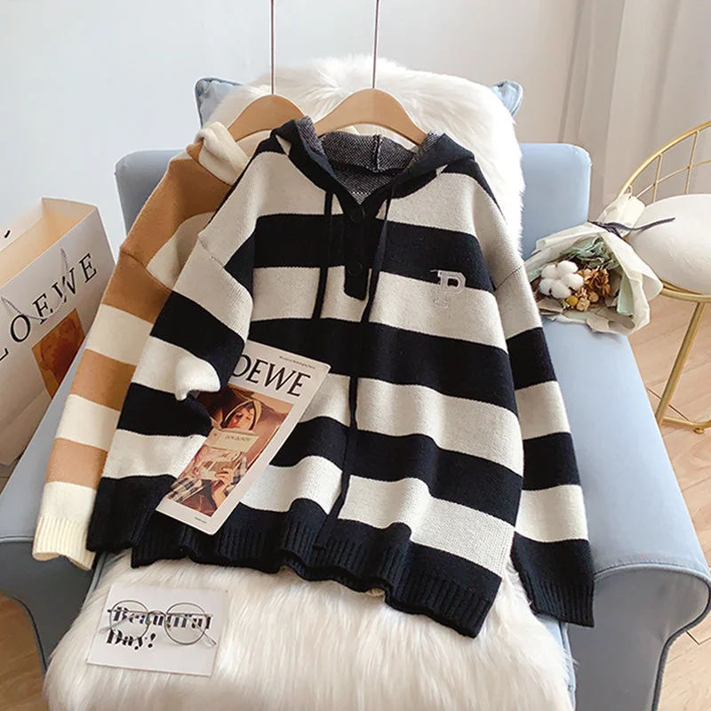 Striped Hoodie sweater sweater striped Hoodie sweater  5192 Sequined Glittery Shiny