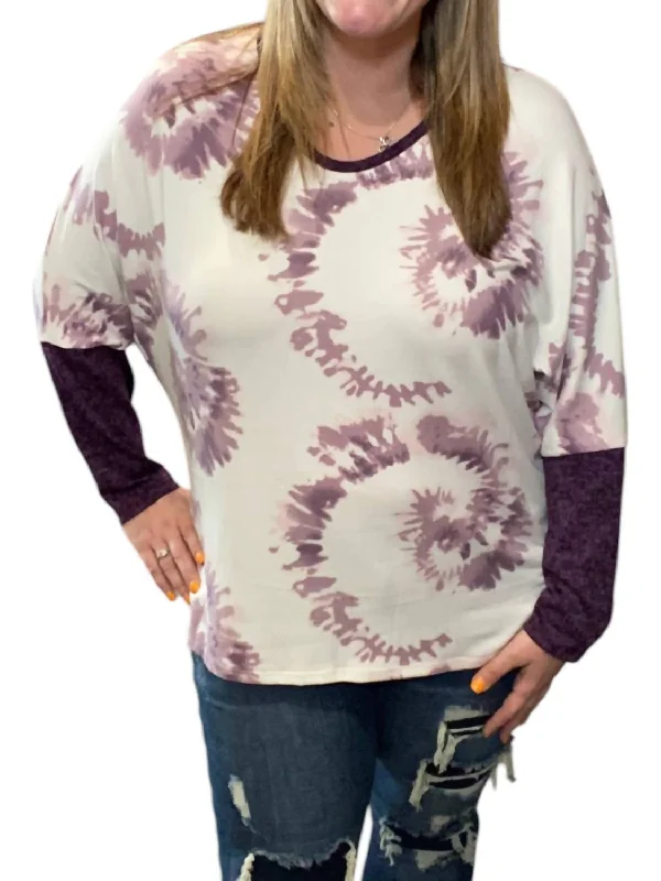 Swirl Dolman Sweater In Lavender Turtle Neck Boat Neck Asymmetrical Neck