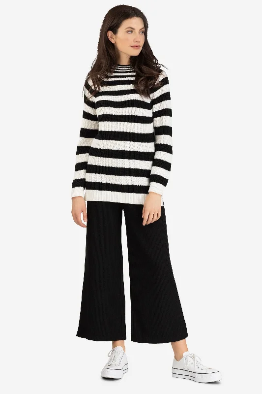 Tribal Mock Neck Striped Sweater Plaid Sweater Polka Dot Checkered
