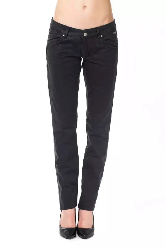Ungaro Fever  Cotton Jeans & Women's Pant Classic Black Denim Jeans