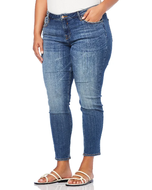 Plus Size Jagger Skinny Jean Trendy Bootcut High-Waisted Jeans
