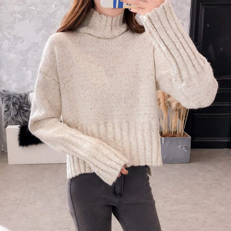 Vintage high neck Japanese sweater  5267 Anti-Pilling Anti-Shrink Durable